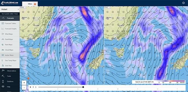 PredictWind New Isobar Maps © PredictWind